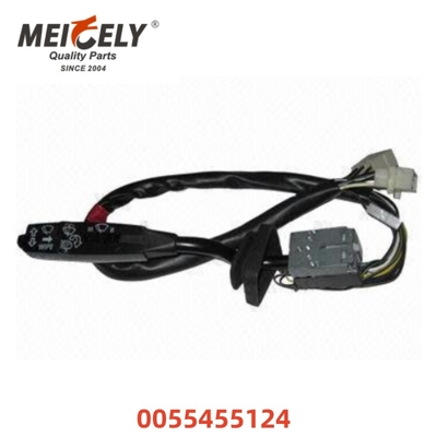 Hassas Sinyal Kolu Anahtarı OEM 0055455124 Direksiyon Kolonu Kombinasyon Anahtarı Mercedes-Benz için