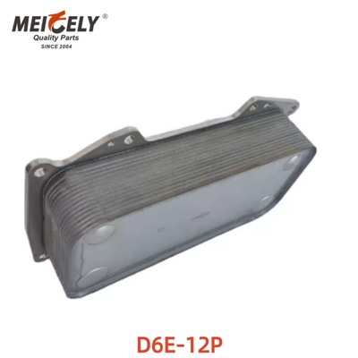 Yüksek Kaliteli Ekskavatör Yedek Parçaları  Motor Yağ Soğutucu D6E-12P 04254427 Kapak Çekirdek Grubu İçin