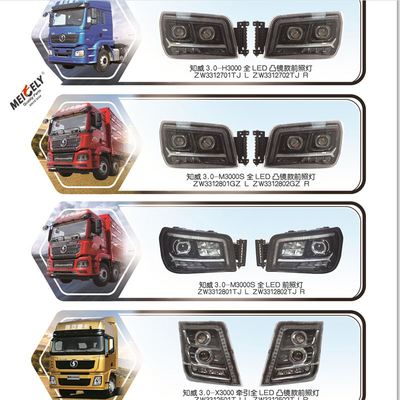 Shaanqi Ağır Kamyonlar için LED Far Montajı H3000 M3000S X3000